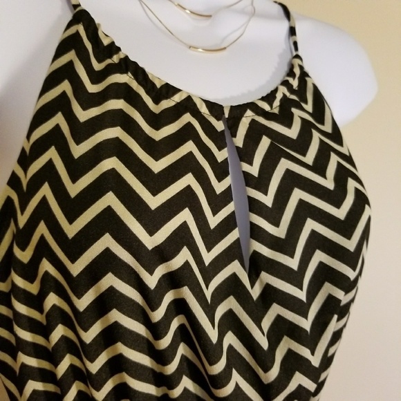 "I'll Have a Black & Tan" Sleeveless Dress - Picture 2 of 3